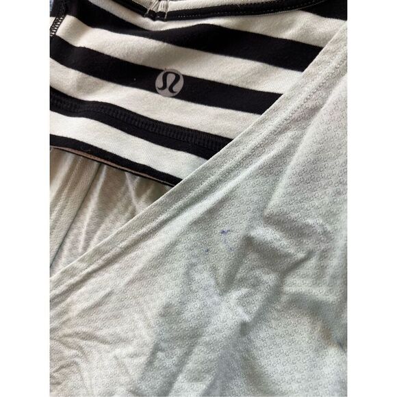 Lululemon No Limits Athletic Tank Top in Mint Moment and Black Size 4 - Picture 4 of 7